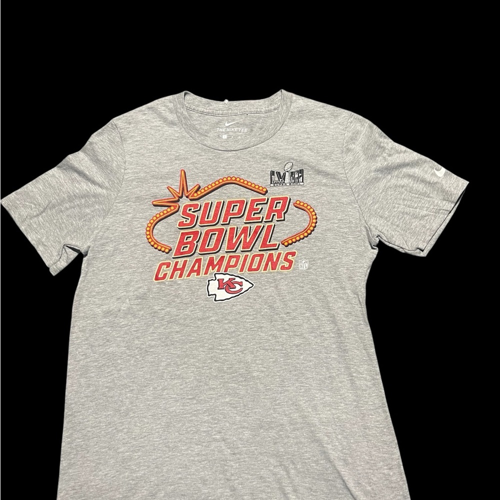 Gray Super Bowl Champions T-Shirt
